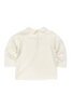 Florence Eiseman - Cream Long-Sleeve Blouse w/Embroidered Flowers