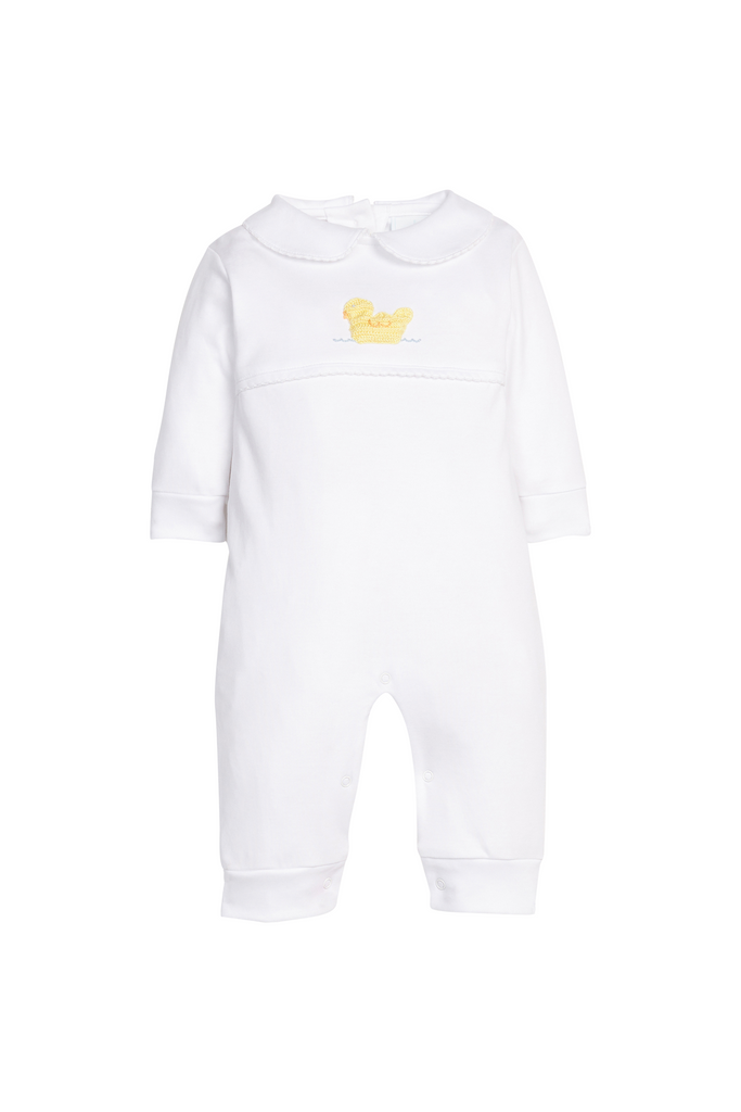 Little English - Duck Crochet Playsuit