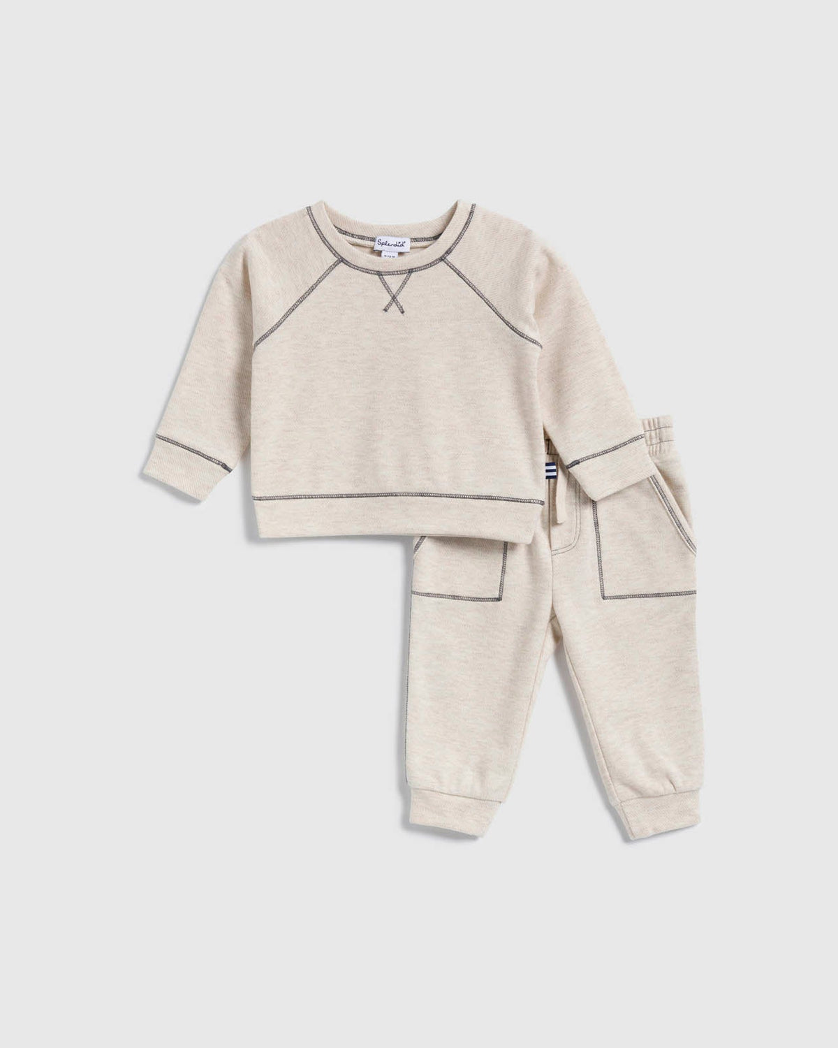 Splendid Canyon Cutie Jogger Set Oat Heather