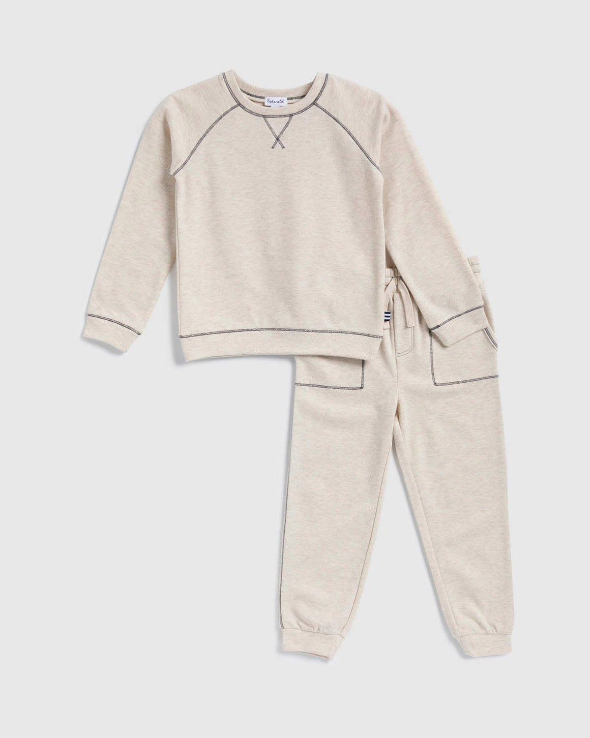 Splendid Canyon Cutie Jogger Set Oat Heather