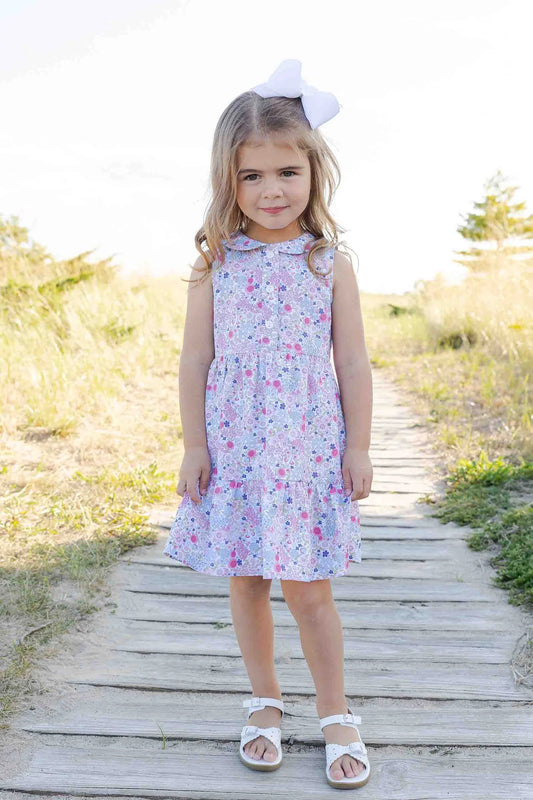 FLORENCE EISEMAN - TG - FLORAL PRINT DRESS  - PINK