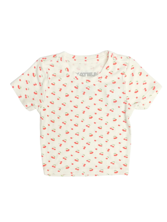 KATIE J NYC - BG - TWEEN LIVI TEE - TINY CHERRIES