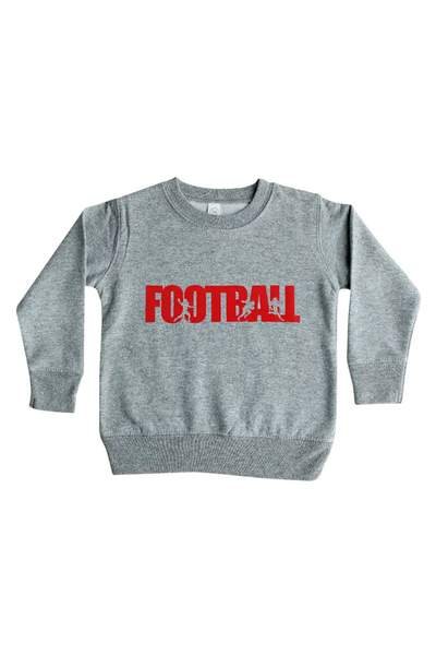 Gray Football Sweatshirt