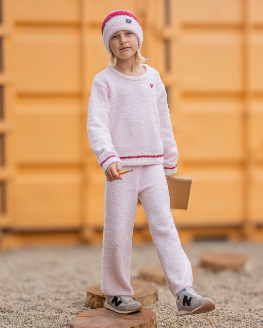 Coziest Pant - Pink Marshmallow Plush