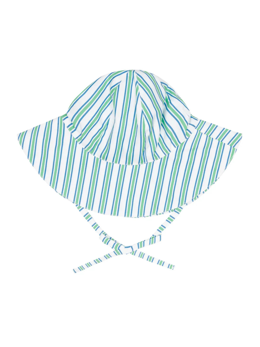 MINNOW - BBY - BABY TAMARIN STRIPE SUN HAT - GREEN
