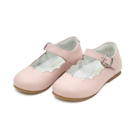 IM-LINK - SHOES - SONIA SCALLOPED FLAT - PINK