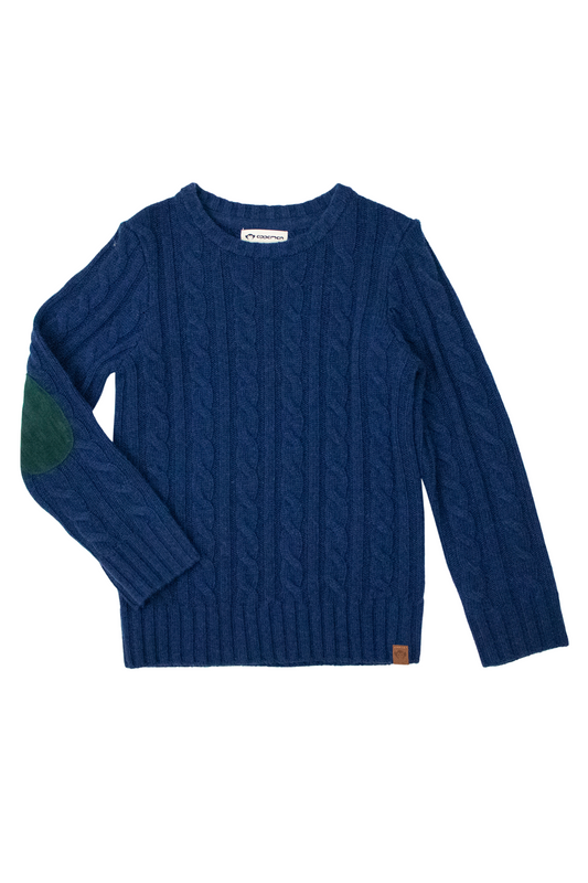 Appaman -  Navy Blue Fisherman Sweater
