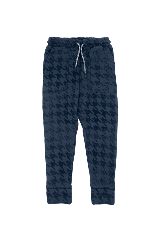 Appaman - TB - Rest Day Sweats - Blue Houndstooth