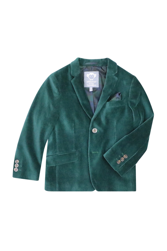 Appaman Evergreen Velvet Blazer