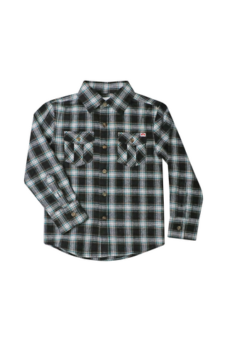 Appaman - Black Umber Check Flannel Shirt