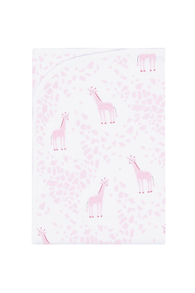 Nellapima - Pink Giraffe Print Blanket
