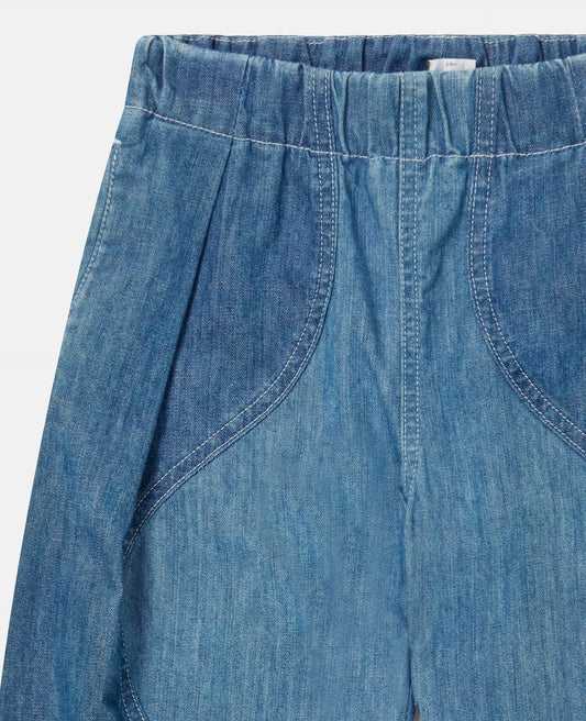 STELLA MCCARTNEY KIDS - TG - GIRL DENIM PANTS  - BLUE