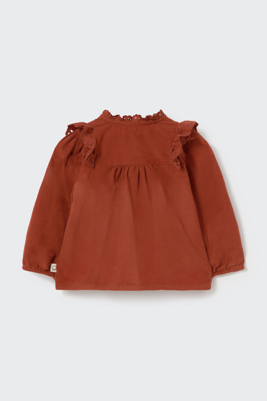 COZMO - BBY - TENDER CORDUROY BLOUSE - GINGER