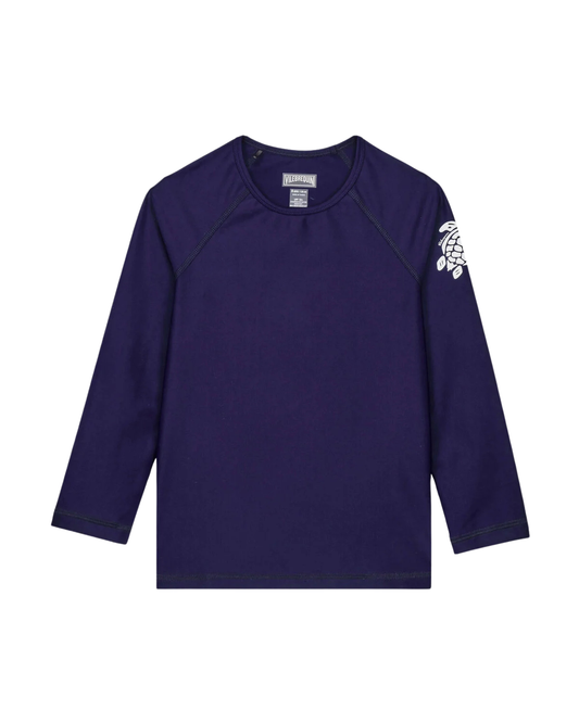 VILEBREQUIN - TG - GIRL SOLID RASHGUARD - BLEU MARINE