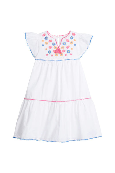 Positano Dress - Multi Embroidery