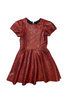 Delilah Red Tweed Pocket Dress