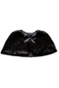Nellie Black Fur Caplet