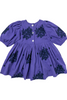 Pink Chicken - Embroidered Purple Brooke Dress (7-16)