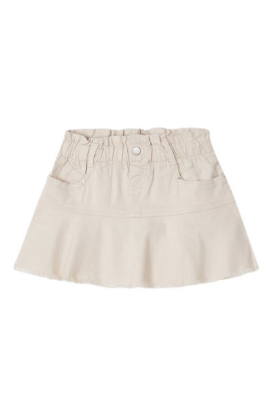 Oatmeal Twill Skirt (2-6X)