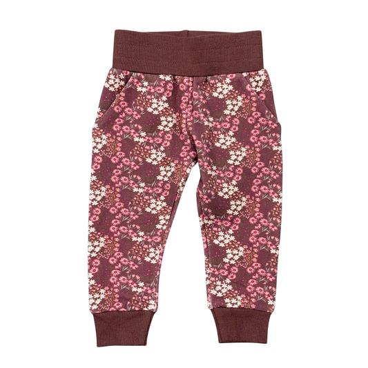 BABYSPROUTS - TG - FLEECE SWEATPANTS - CLUSTER GARDEN FLORAL