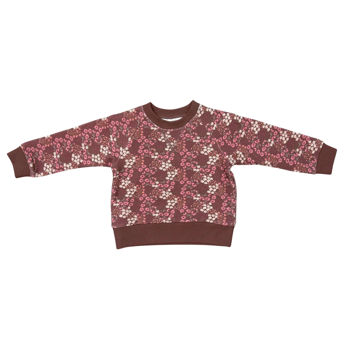 BABYSPROUTS - BBY - FLEECE SWEATSHIRT - CLUSTER GARDEN FLORAL