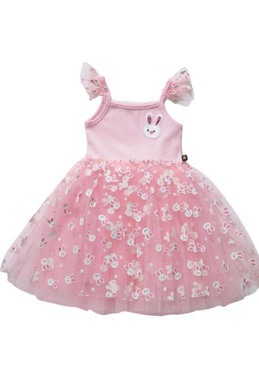 PETITE HAILEY - TG - MAY BUNNIES FRILL TUTU DRESS - PINK