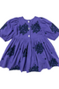 Pink Chicken - Embroidered Purple Brooke Dress (2-6X)