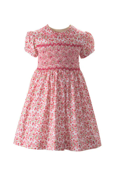 Rachel Riley - Forget Me Not Smocked Dress