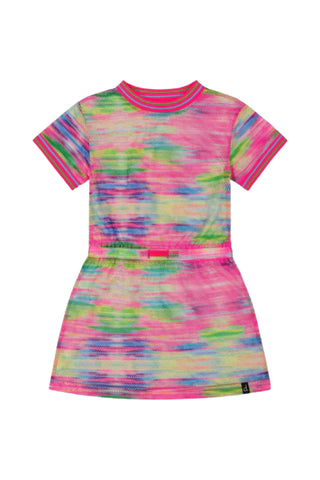 Deux Par Deux - Blurry Rainbow Mesh Beach Dress