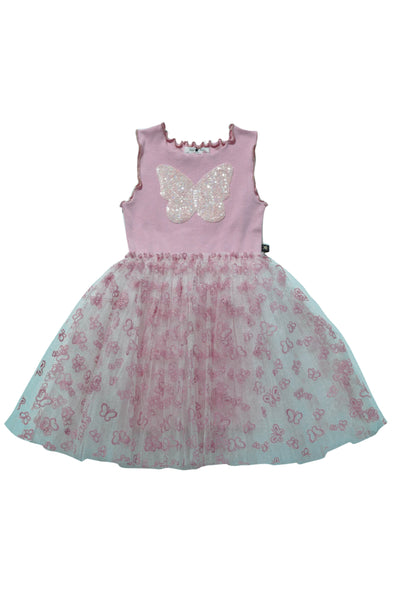 Petite Hailey - Purple Butterfly Tutu Dress