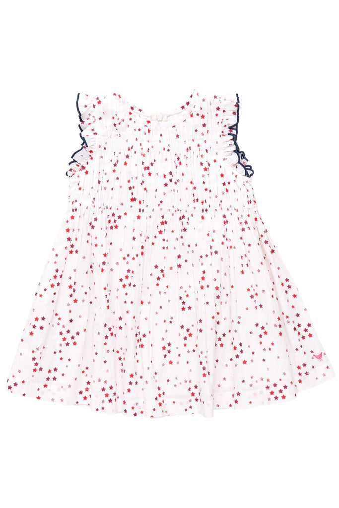 Pink Chicken - Red Ditsy Stars Waverly Dress
