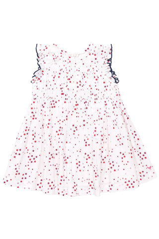 Pink Chicken - Red Ditsy Stars Waverly Dress