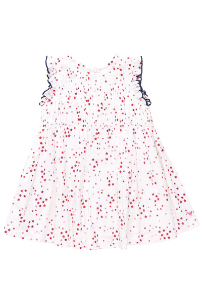 Pink Chicken - Red Ditsy Stars Waverly Dress