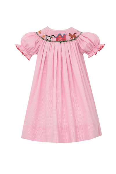 Pink Corduroy Bishop Dress