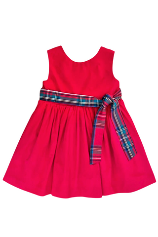 Rutledge Red Corduroy Anna Twirl Dress