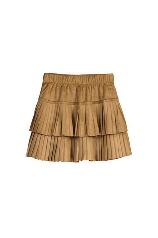 Pleated Suede Skirt (2-6X)