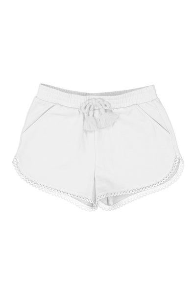 White Chenille Short