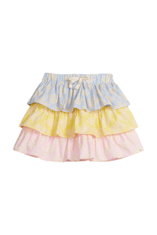 Tiered Mini Skort - Mixed Ditsy Floral