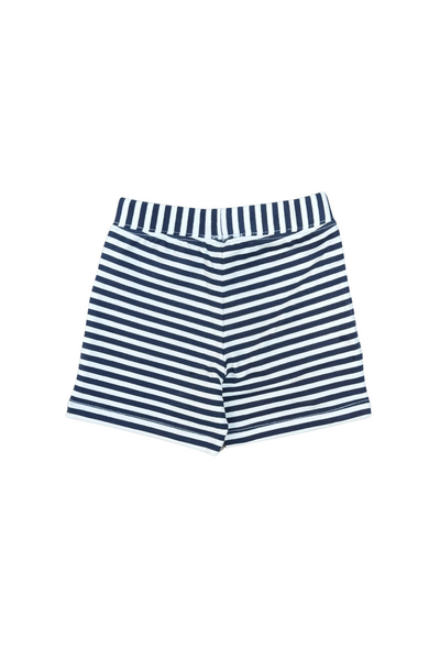 Navy Stripe Pocket Short