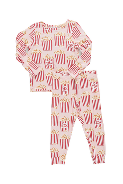 Pink Chicken - Pink Popcorn Bamboo Pajamas Set