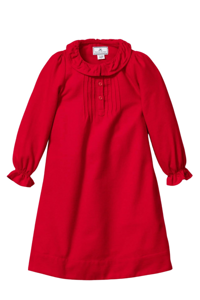 Red Flannel Victoria Nightgown (7-16)