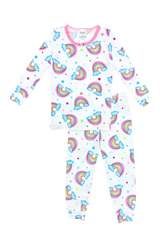 Rainbow & Stars Pajamas Set