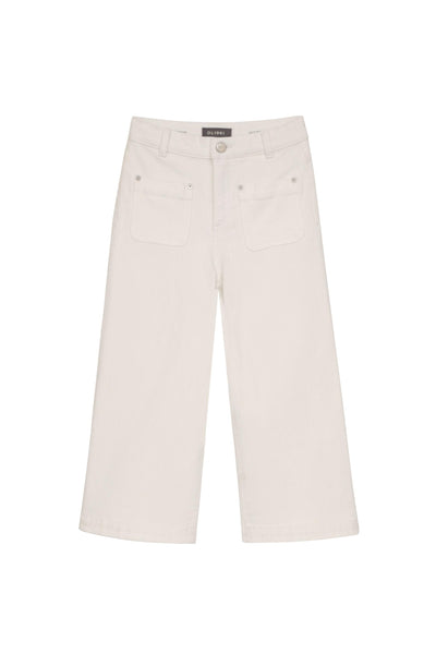 Lily Wide Leg Jeans - White Tide