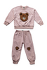 Petite Hailey - Bear Pink Sweatshirt Set (7-16)