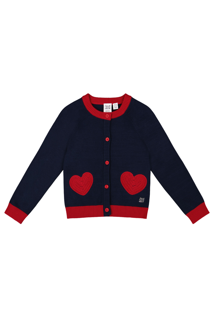 Deux Par Deux - Indigo Knitted Cardigan