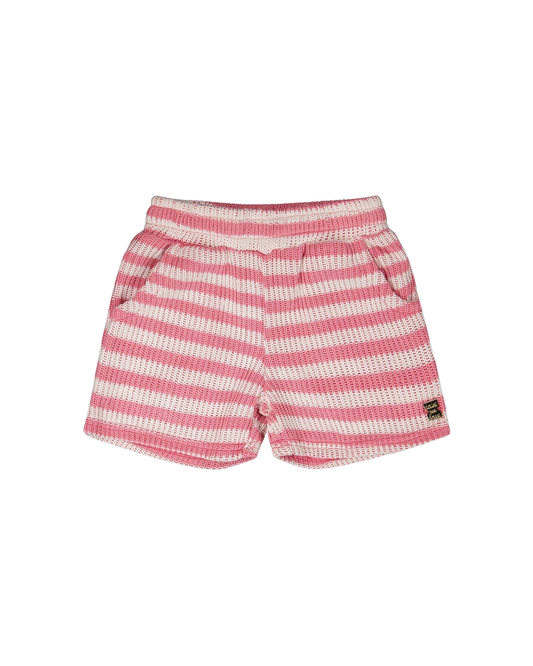 DEUX PAR DEUX - TG - STRIPE SHORTS - PINK STRIPES