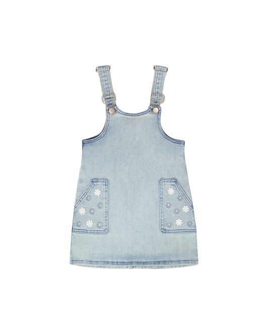 DEUX PAR DEUX - BG - DENIM OVERALL DRESS - LIGHT BLUE DENIM