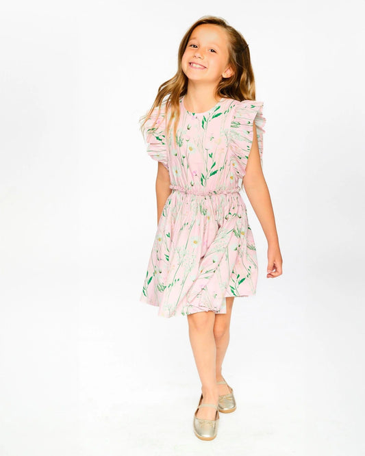 DEUX PAR DEUX - TG - VISCOSE DRESS - PRINTED FLOWERS OF THE FIELD