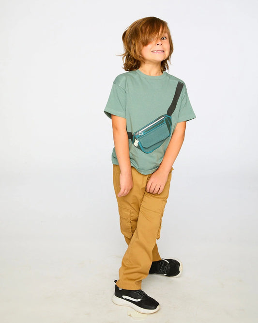 DEUX PAR DEUX - BB - STRETCH TWILL CARPENTER PANT - TAN