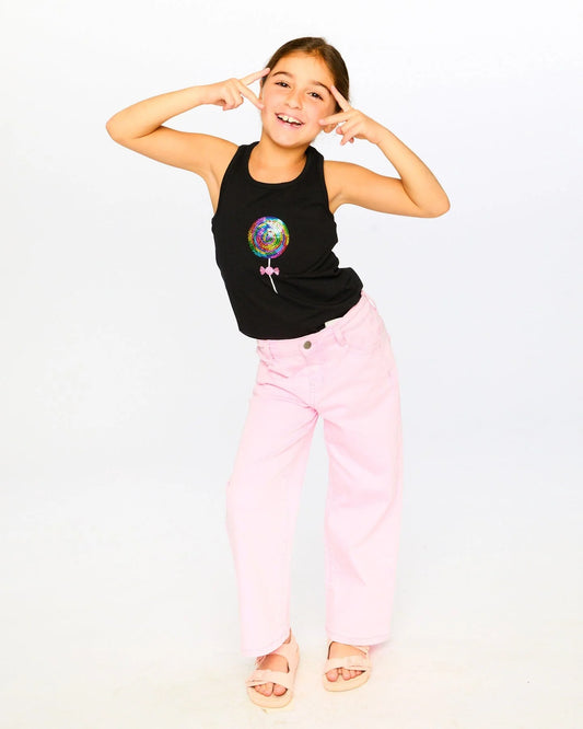 DEUX PAR DEUX - TG - WIDE LEG JEANS - PRISM PINK